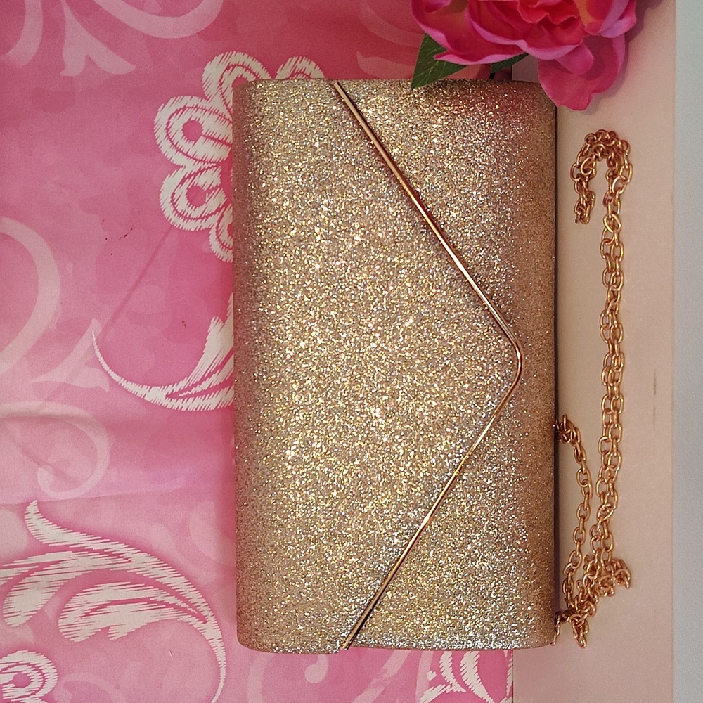 Sparkling Gold Evening Clutch